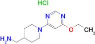 C-[1-(6-Ethoxy-pyrimidin-4-yl)-piperidin-4-yl]-methylamine hydrochloride