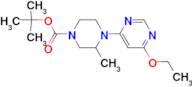 4-(6-Ethoxy-pyrimidin-4-yl)-3-methyl-piperazine-1-carboxylic acid tert-butyl ester