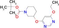 3-(6-Ethoxy-pyrimidin-4-yloxy)-piperidine-1-carboxylic acid tert-butyl ester