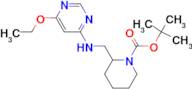2-[(6-Ethoxy-pyrimidin-4-ylamino)-methyl]-piperidine-1-carboxylic acid tert-butyl ester