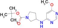 3-(6-Methoxy-pyrimidin-4-ylamino)-pyrrolidine-1-carboxylic acid tert-butyl ester