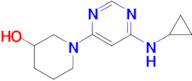 1-(6-Cyclopropylamino-pyrimidin-4-yl)-piperidin-3-ol