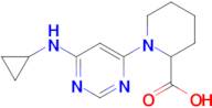 1-(6-Cyclopropylamino-pyrimidin-4-yl)-piperidine-2-carboxylic acid