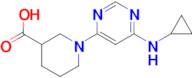 1-(6-Cyclopropylamino-pyrimidin-4-yl)-piperidine-3-carboxylic acid