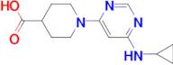 1-(6-Cyclopropylamino-pyrimidin-4-yl)-piperidine-4-carboxylic acid