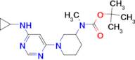 [1-(6-Cyclopropylamino-pyrimidin-4-yl)-piperidin-3-yl]-methyl-carbamic acid tert-butyl ester