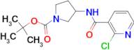 3-[(2-Chloro-pyridine-3-carbonyl)-amino]-pyrrolidine-1-carboxylic acid tert-butyl ester