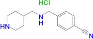 4-{[(Piperidin-4-ylmethyl)-amino]-methyl}-benzonitrile hydrochloride