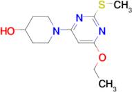 1-(6-Ethoxy-2-methylsulfanyl-pyrimidin-4-yl)-piperidin-4-ol