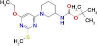 [1-(6-Ethoxy-2-methylsulfanyl-pyrimidin-4-yl)-piperidin-3-yl]-carbamic acid tert-butyl ester