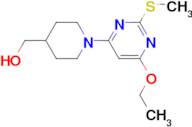 [1-(6-Ethoxy-2-methylsulfanyl-pyrimidin-4-yl)-piperidin-4-yl]-methanol