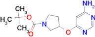 (S)-3-(6-Amino-pyrimidin-4-yloxy)-pyrrolidine-1-carboxylic acid tert-butyl ester