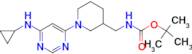 [1-(6-Cyclopropylamino-pyrimidin-4-yl)-piperidin-3-ylmethyl]-carbamic acid tert-butyl ester