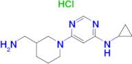 [6-(3-Aminomethyl-piperidin-1-yl)-pyrimidin-4-yl]-cyclopropyl-amine hydrochloride