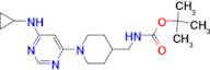 [1-(6-Cyclopropylamino-pyrimidin-4-yl)-piperidin-4-ylmethyl]-carbamic acid tert-butyl ester