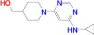 [1-(6-Cyclopropylamino-pyrimidin-4-yl)-piperidin-4-yl]-methanol