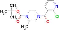 4-(2-Chloro-pyridine-3-carbonyl)-2-methyl-piperazine-1-carboxylic acid tert-butyl ester