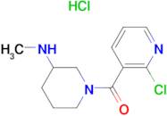 (2-Chloro-pyridin-3-yl)-(3-methylamino-piperidin-1-yl)-methanone hydrochloride