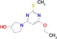 1-(6-Ethoxy-2-methylsulfanyl-pyrimidin-4-yl)-pyrrolidin-3-ol