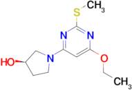 (R)-1-(6-Ethoxy-2-methylsulfanyl-pyrimidin-4-yl)-pyrrolidin-3-ol