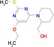 [1-(6-Ethoxy-2-methylsulfanyl-pyrimidin-4-yl)-piperidin-2-yl]-methanol