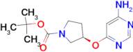 (R)-3-(6-Amino-pyrimidin-4-yloxy)-pyrrolidine-1-carboxylic acid tert-butyl ester