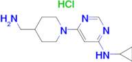 [6-(4-Aminomethyl-piperidin-1-yl)-pyrimidin-4-yl]-cyclopropyl-amine hydrochloride