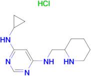 N-Cyclopropyl-N'-piperidin-2-ylmethyl-pyrimidine-4,6-diamine hydrochloride