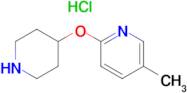 5-Methyl-2-(piperidin-4-yloxy)-pyridine hydrochloride