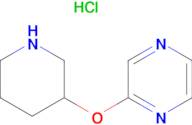 2-(Piperidin-3-yloxy)-pyrazine hydrochloride