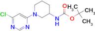 [1-(6-Chloro-pyrimidin-4-yl)-piperidin-3-yl]-carbamic acid tert-butyl ester