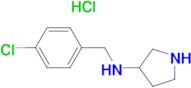 (4-Chloro-benzyl)-pyrrolidin-3-yl-amine hydrochloride