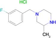 1-(3-Fluoro-benzyl)-3-methyl-piperazine hydrochloride