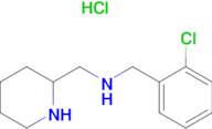 (2-Chloro-benzyl)-piperidin-2-ylmethyl-amine hydrochloride