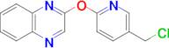 2-(5-Chloromethyl-pyridin-2-yloxy)-quinoxaline