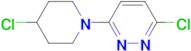 3-chloro-6-(4-chloropiperidin-1-yl)pyridazine