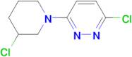 3-chloro-6-(3-chloropiperidin-1-yl)pyridazine