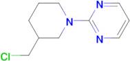 2-(3-(chloromethyl)piperidin-1-yl)pyrimidine