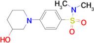 4-(3-hydroxypiperidin-1-yl)-N,N-dimethylbenzenesulfonamide