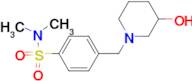 4-((3-hydroxypiperidin-1-yl)methyl)-N,N-dimethylbenzenesulfonamide