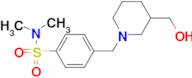 4-((3-(hydroxymethyl)piperidin-1-yl)methyl)-N,N-dimethylbenzenesulfonamide