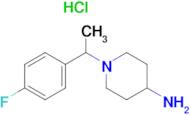 1-[1-(4-Fluoro-phenyl)-ethyl]-piperidin-4-ylamine hydrochloride