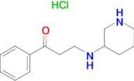 1-Phenyl-3-(piperidin-3-ylamino)-propan-1-one hydrochloride