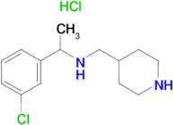 [1-(3-Chloro-phenyl)-ethyl]-piperidin-4-ylmethyl-amine hydrochloride