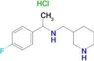 [1-(4-Fluoro-phenyl)-ethyl]-piperidin-3-ylmethyl-amine hydrochloride