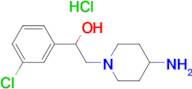 2-(4-Amino-piperidin-1-yl)-1-(3-chloro-phenyl)-ethanol hydrochloride