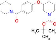 3-[4-(Piperidine-1-carbonyl)-phenoxy]-piperidine-1-carboxylic acid tert-butyl ester