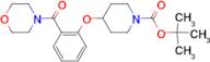 4-[2-(Morpholine-4-carbonyl)-phenoxy]-piperidine-1-carboxylic acid tert-butyl ester