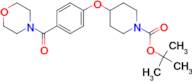 4-[4-(Morpholine-4-carbonyl)-phenoxy]-piperidine-1-carboxylic acid tert-butyl ester
