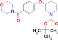 3-[4-(Morpholine-4-carbonyl)-phenoxy]-piperidine-1-carboxylic acid tert-butyl ester